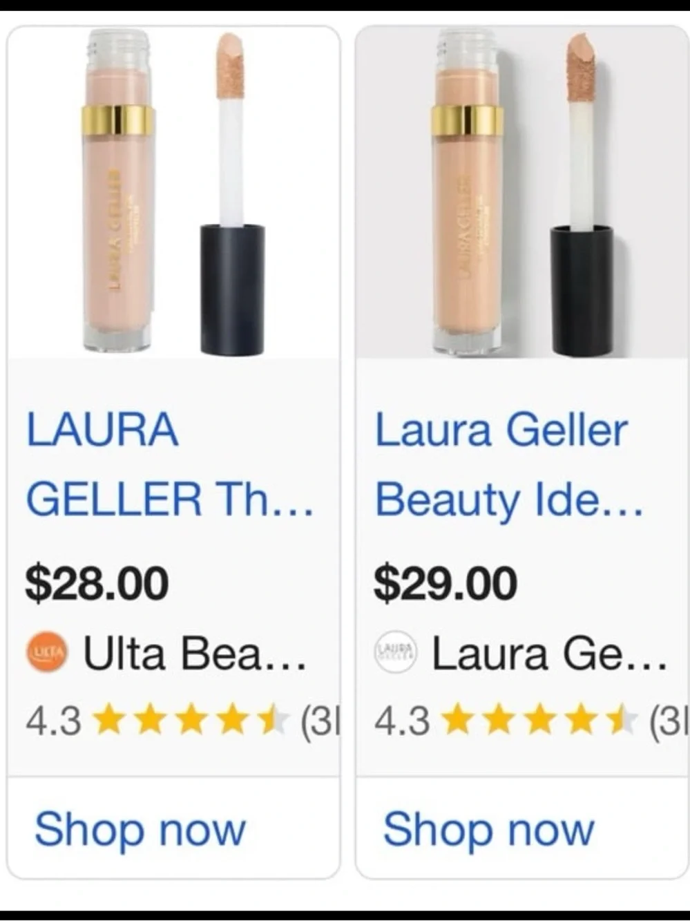 Laura Geller Concealer Stick 03 Light - Warm Beige Shade